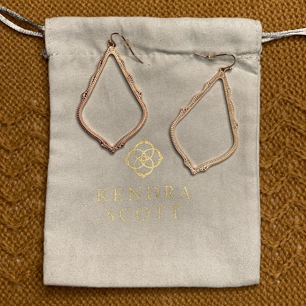 Rose Gold Sophee Drop Earrings Kendra Scott